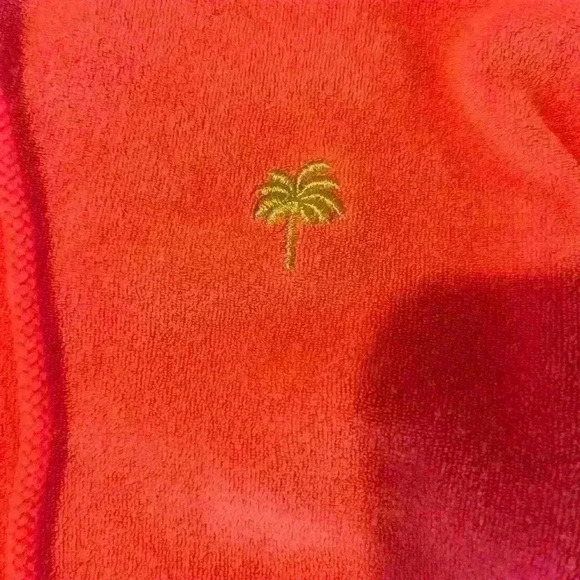 VINTAGE Y2K LILLY PULITZER VELOUR HOODIE pink - SIZE medium - Picture 3 of 3